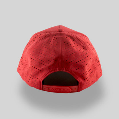 Perforated Structured Red / Silver-White Rope