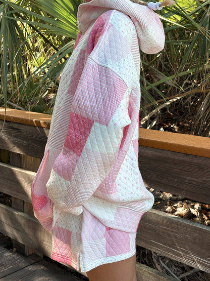 Margo Quilted Patchwork Hoodie