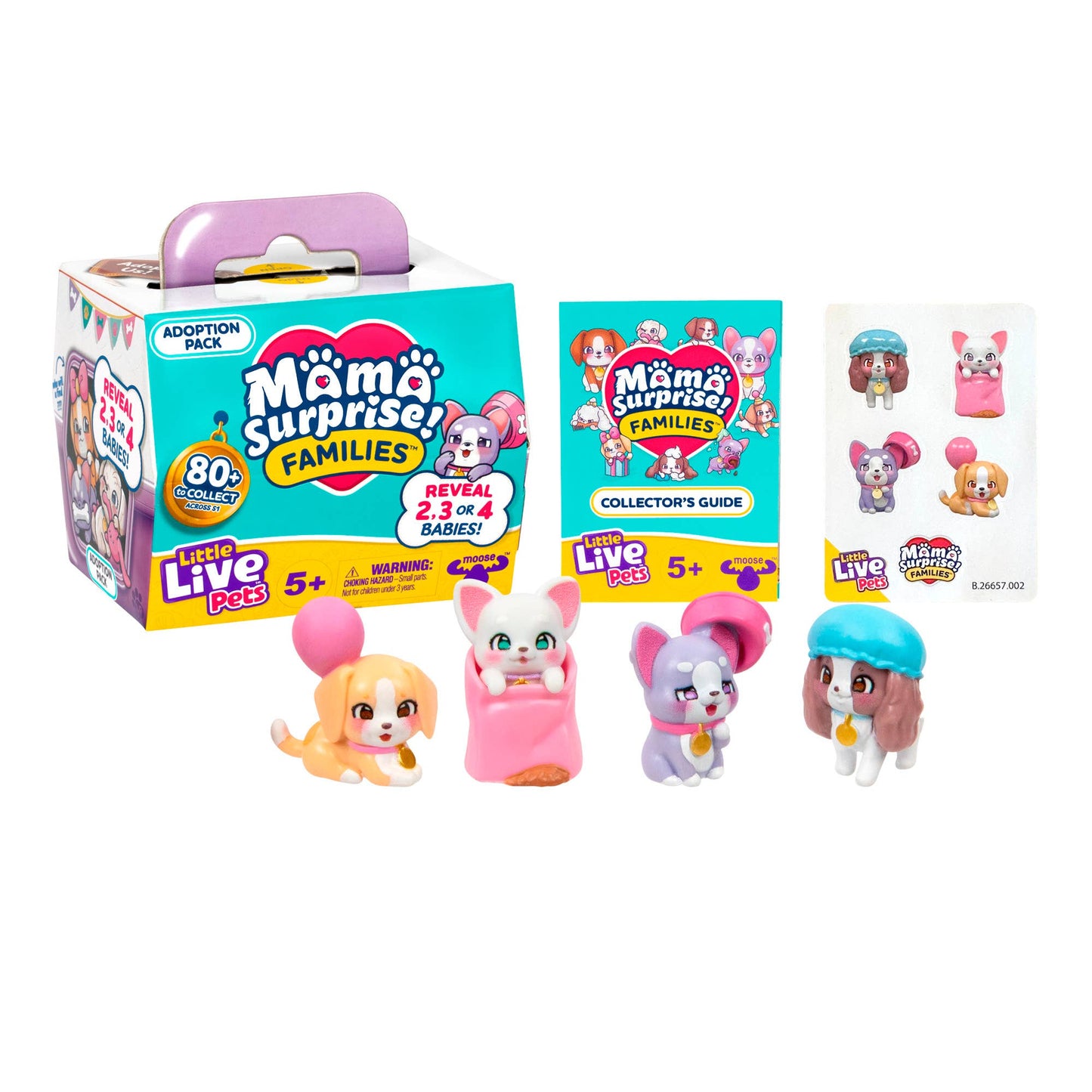 Moose Toys -Little Live Pets Mama Surprise Families Adoption