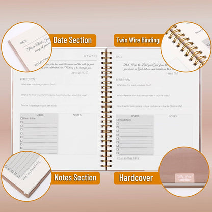 Golden Blush Bible Journaling Kit for Women