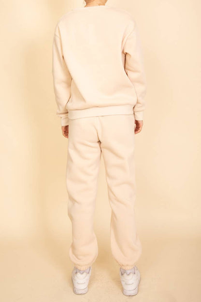 Classic Poly Fleece Crewneck Pullover