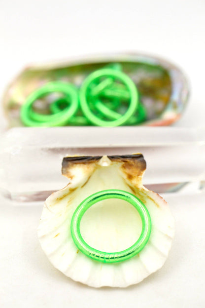 Single Thai Buddhist Temple Rings, Rush, Colorful Kumlai
