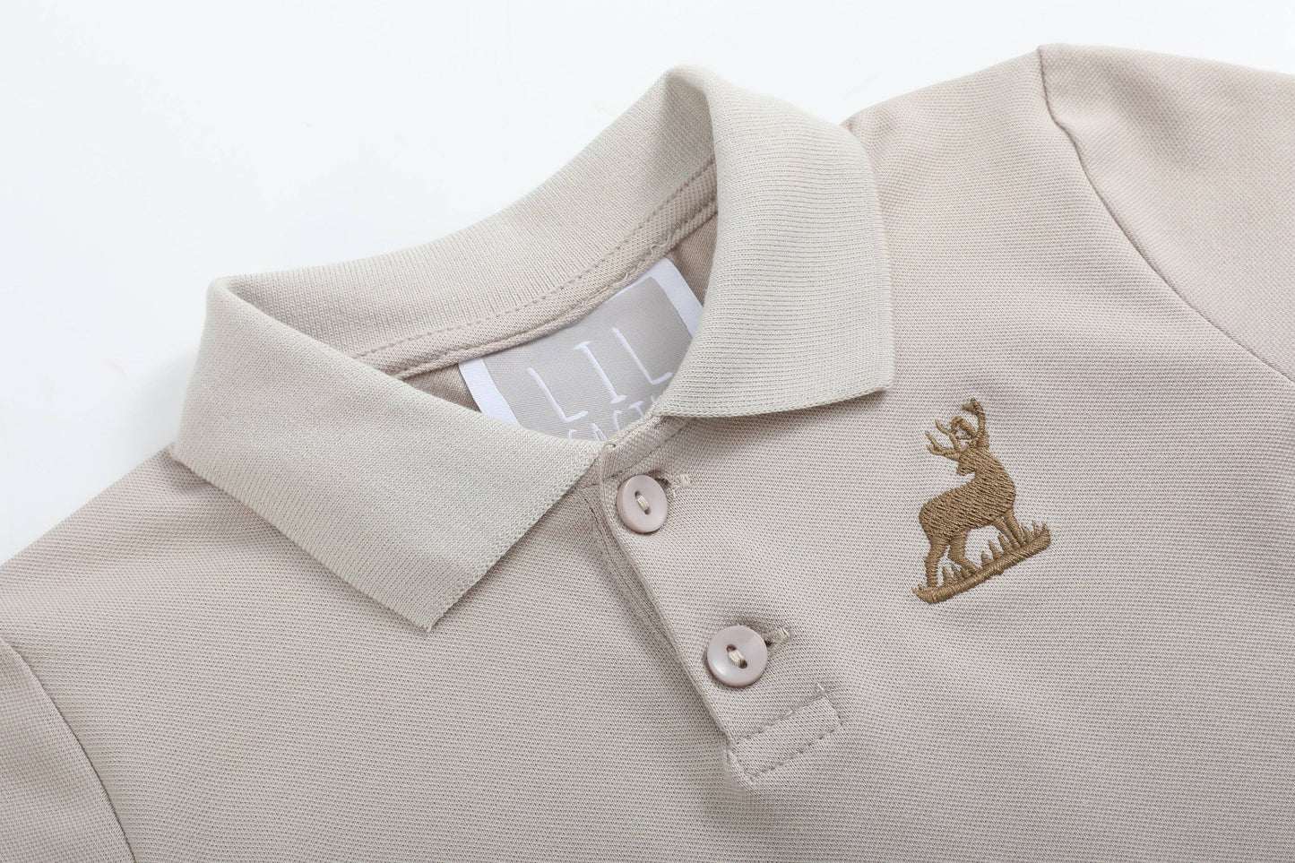 Brown Mule Deer Polo Shirt