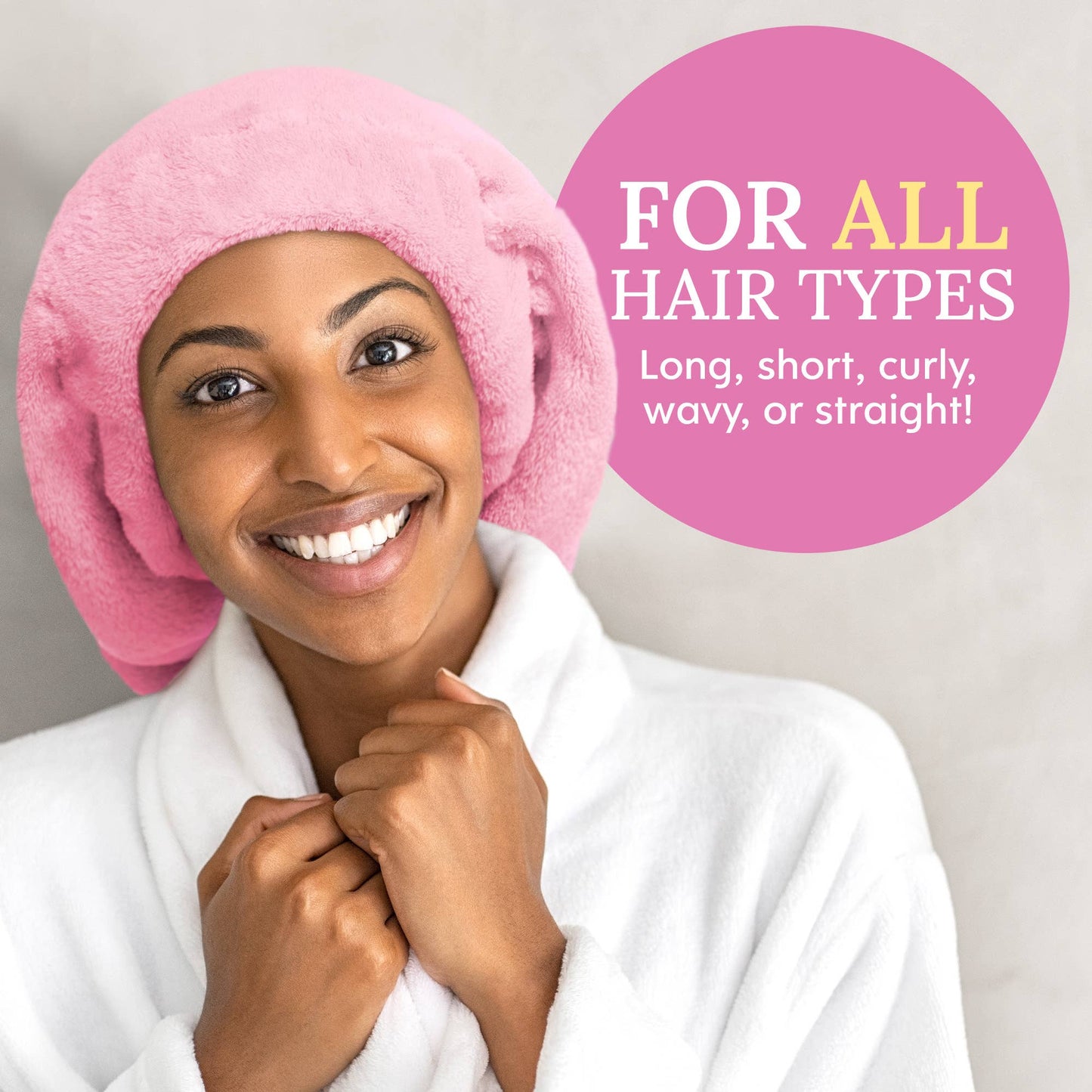 Microfiber Hair Towel - Luxurious Quick Dry