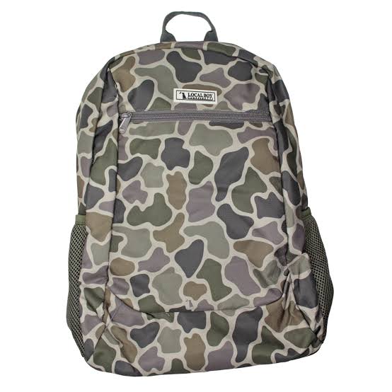 Local Boy Brush Camo Backpack