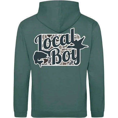 Youth Brushwood Hoodie- Open Season Dusty Green