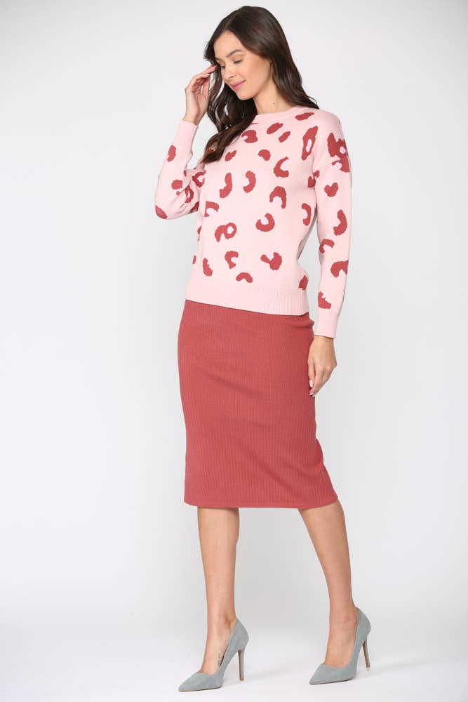 Sharlet Stretch Sweater Knit Top
