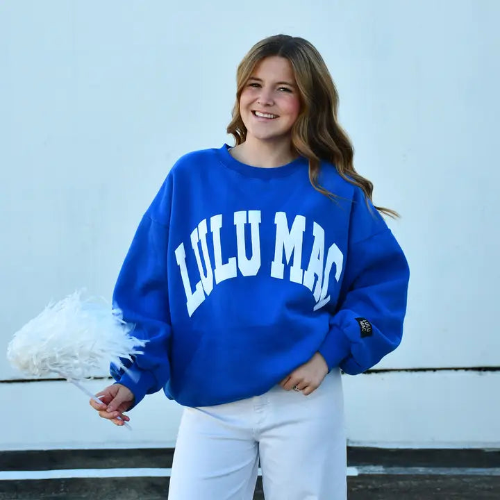 LULU MAC Puff Letter Sweatshirt