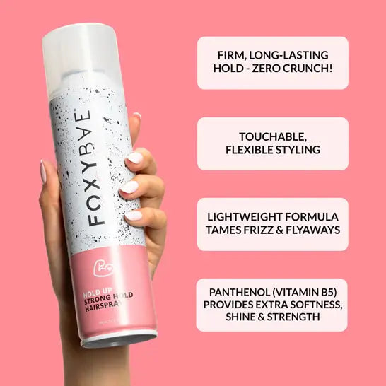 Hold Up! Strong Hold Hairspray