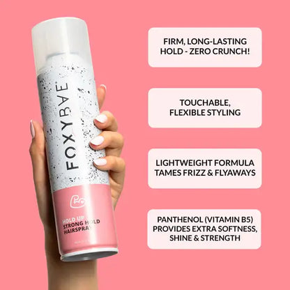 Hold Up! Strong Hold Hairspray