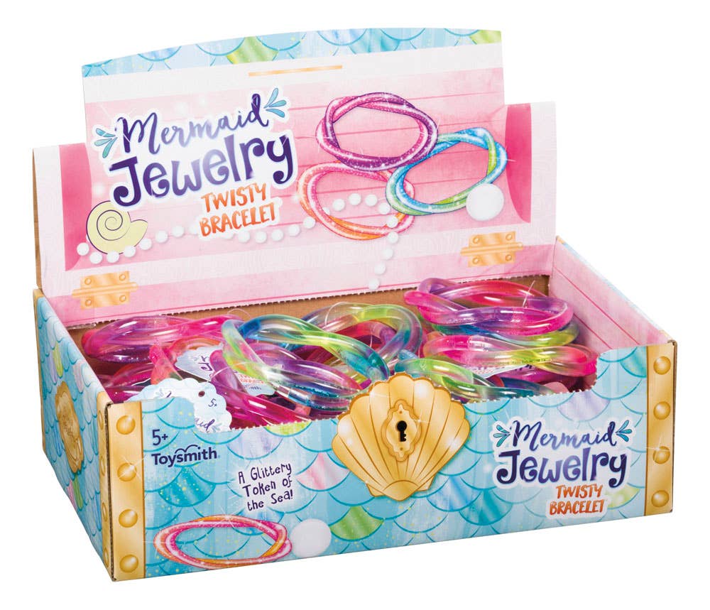 Mermaid Twisty Bracelets, 2-Piece Set, Assorted