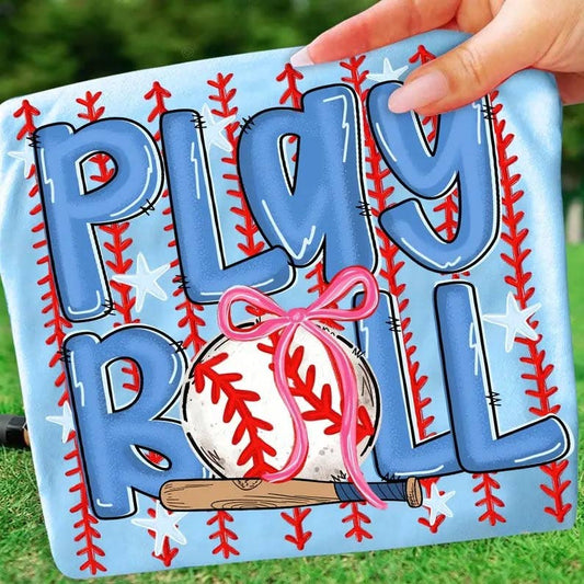 Play Ball – Comfort Colors Tee ⚾🎀