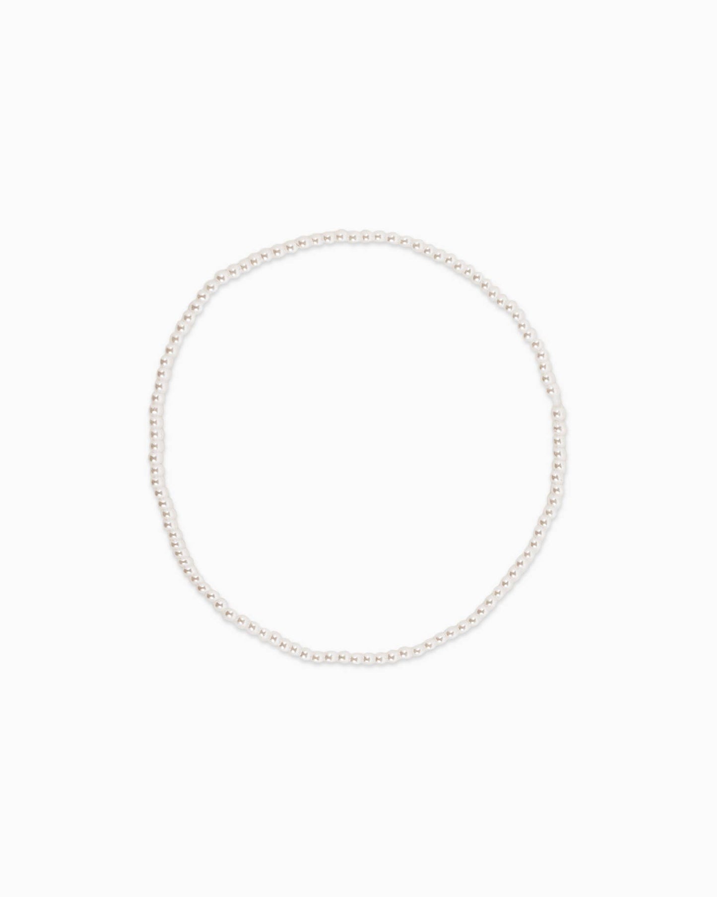 Unique Ball Bead and Pearl Stretch Bracelet Set of 5