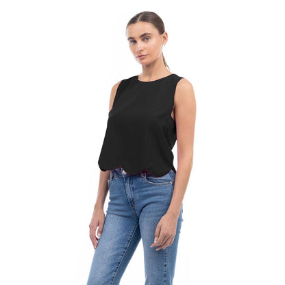 Scalloped Hem Top