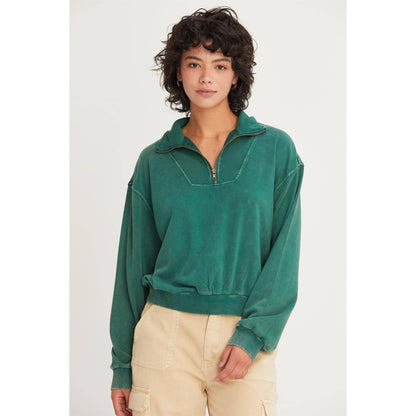 Half Zip Pullover Sweatshirt