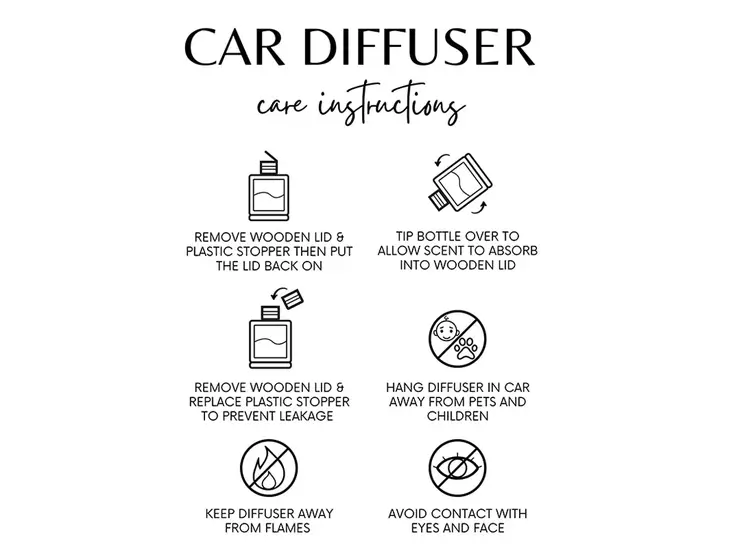 Car diffuser bottles