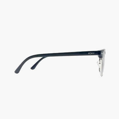 WESTON MIDNIGHT CHROME Polarized Rimless Fashion Sunglasses