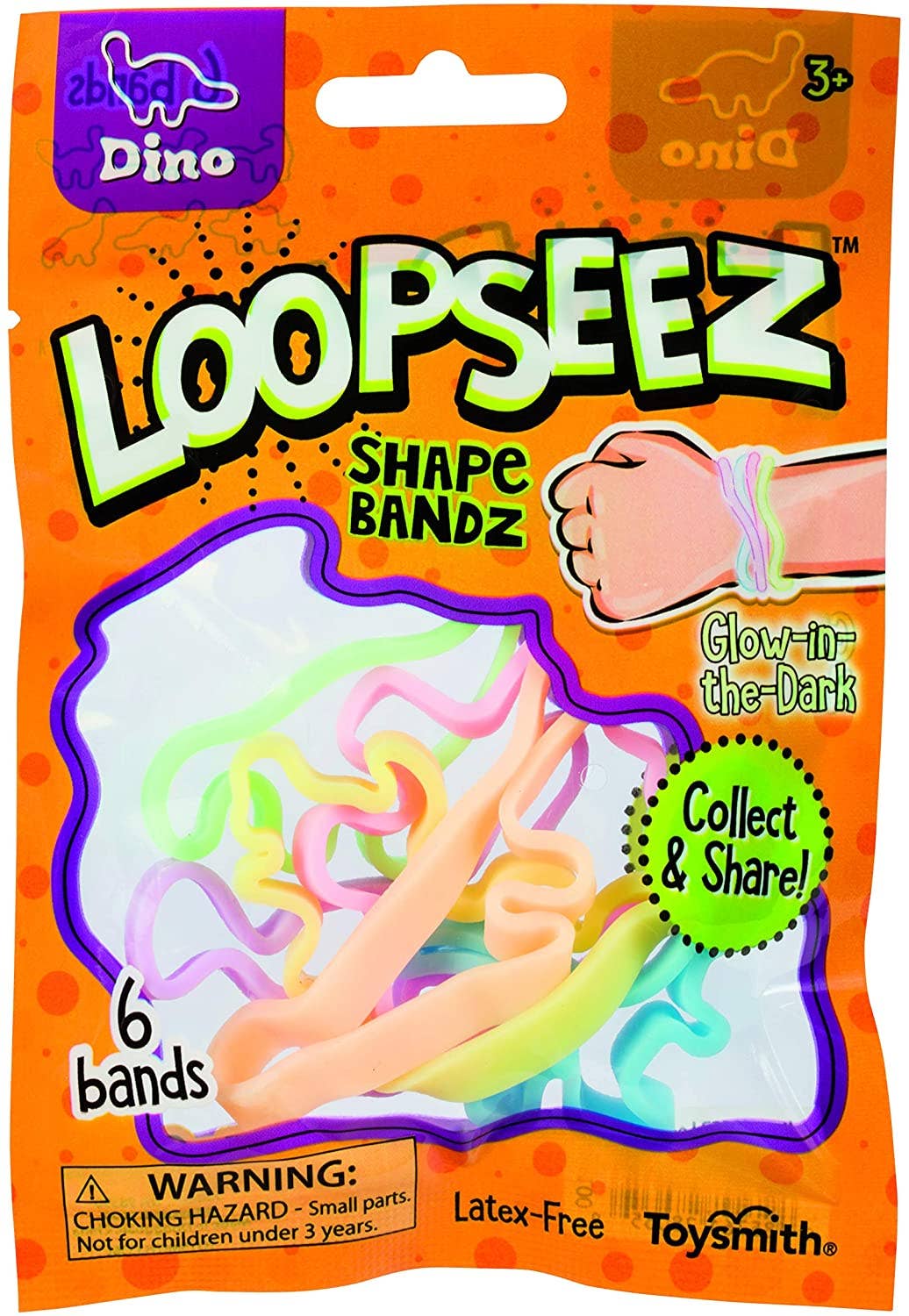 Loopseez Bands  Asst 2, Farm Animal/Transport/Dino Shapes