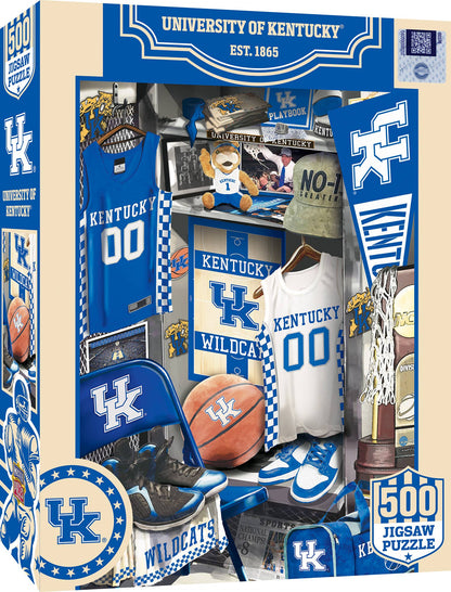 Kentucky Wildcats - Locker Room 500 Piece Jigsaw Puzzle