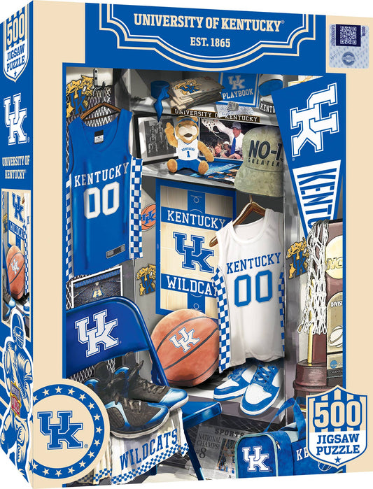 Kentucky Wildcats - Locker Room 500 Piece Jigsaw Puzzle