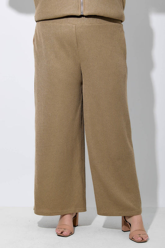 ELASTIC KNIT LONG PANTS