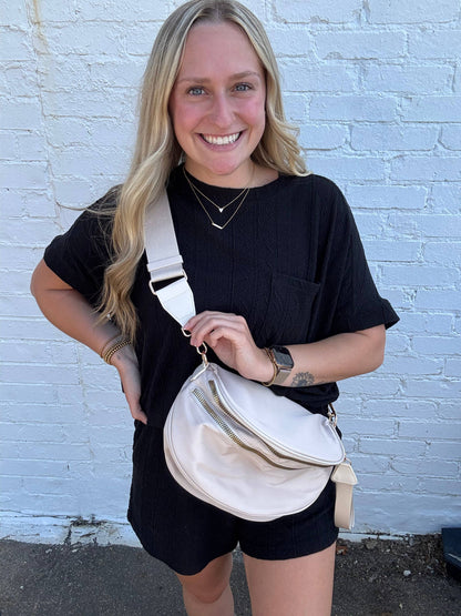 Nylon Double Zip Bag