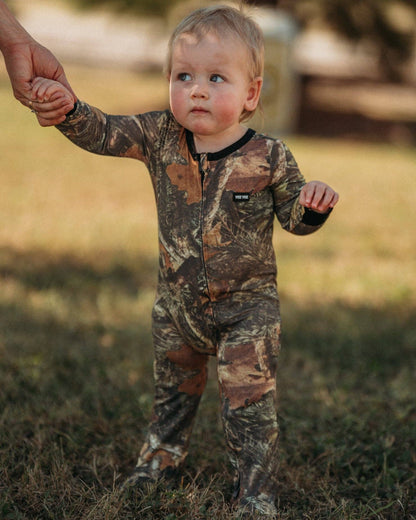 Camo Bamboo Zip-Up Sleeper