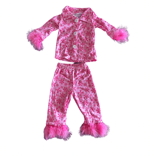 PINK SNOWFLAKE LOUNGEWEAR