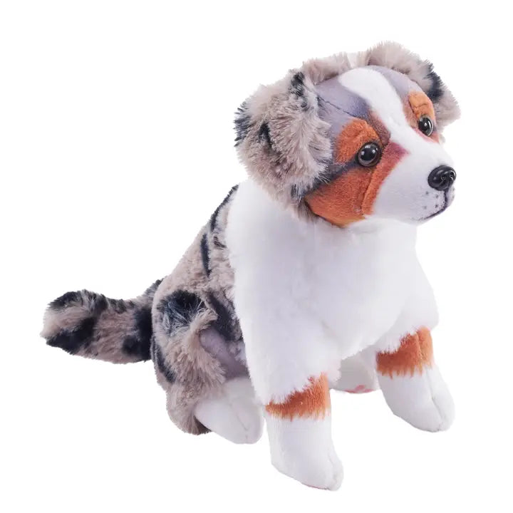 Rescue Australian Shepherd Stuffed Animal W Sound 5.5"