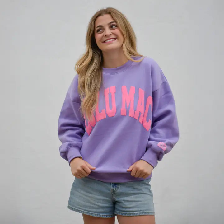 LULU MAC Puff Letter Sweatshirt