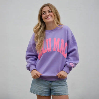 LULU MAC Puff Letter Sweatshirt