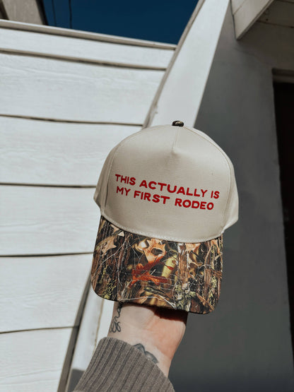 This Actually Is My First Rodeo Trucker Hat