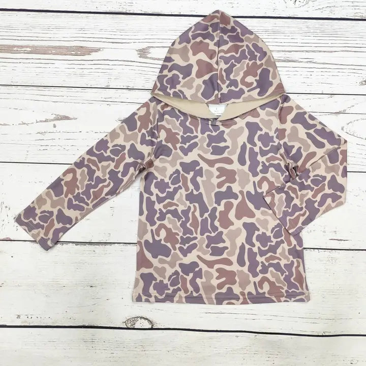 Baby Boys Camouflage Hoodie