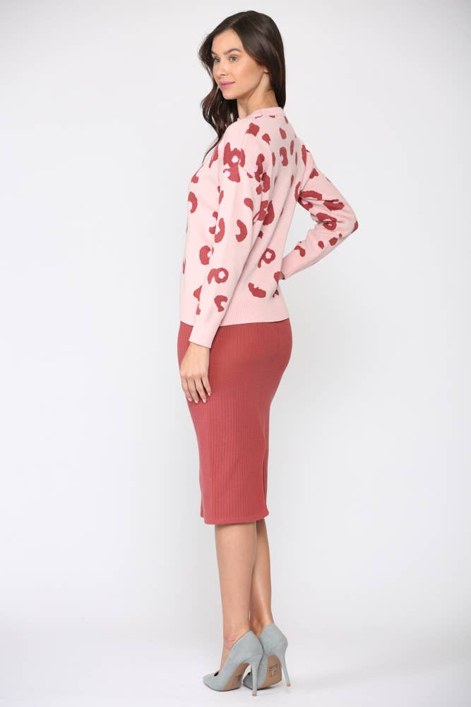 Sharlet Stretch Sweater Knit Top
