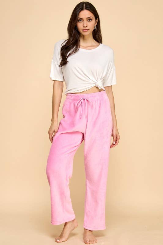 PLUS SIZE COMFORTABLE DRAWSTRING PAJAMA PANTS