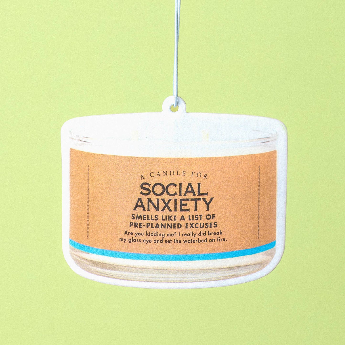 Social Anxiety Air Freshener | Funny Car Air Freshener
