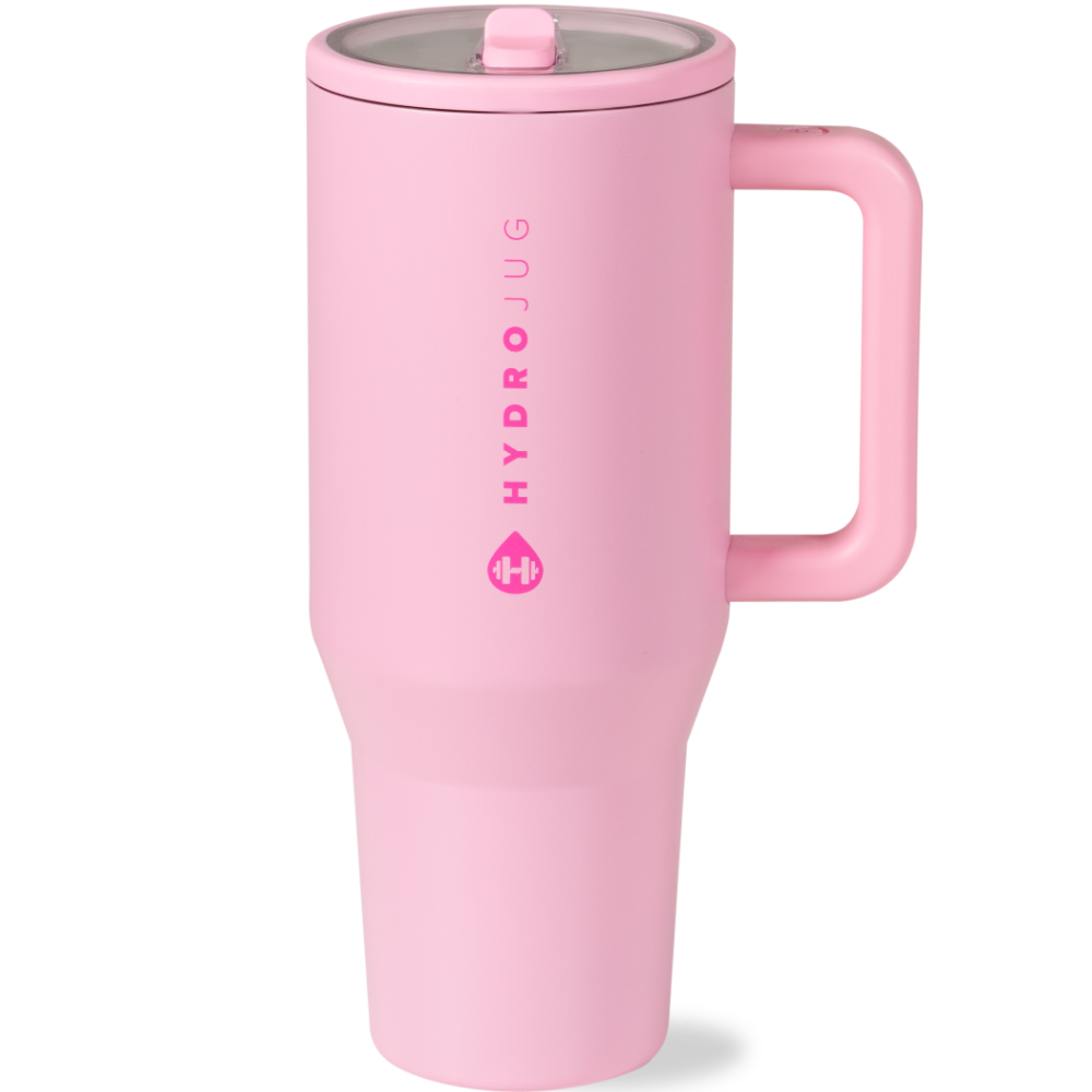 Blush HydroJug 40 oz Traveler Tumbler