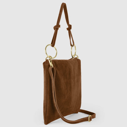 Suede Leather Shoulder Bag 171551