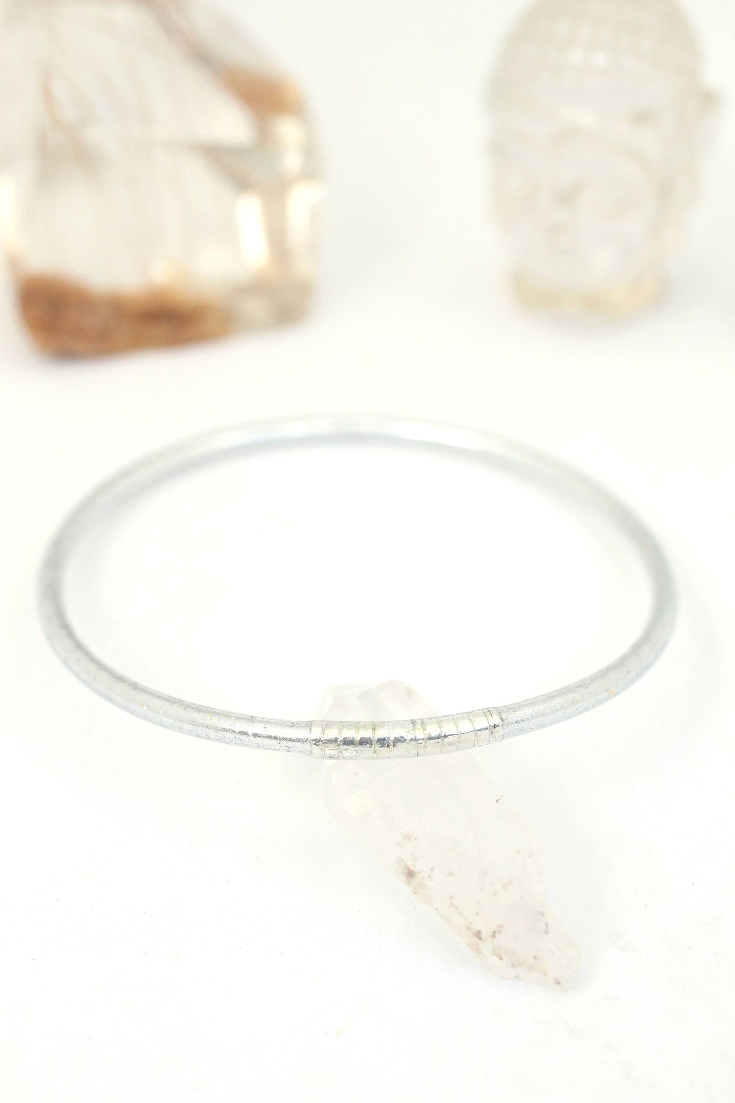 Thin Thai Buddhist Temple Bracelets, Mantra Bangle