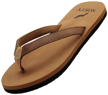 Norty WOMENS  SANDAL FLIP FLOP CAMEL