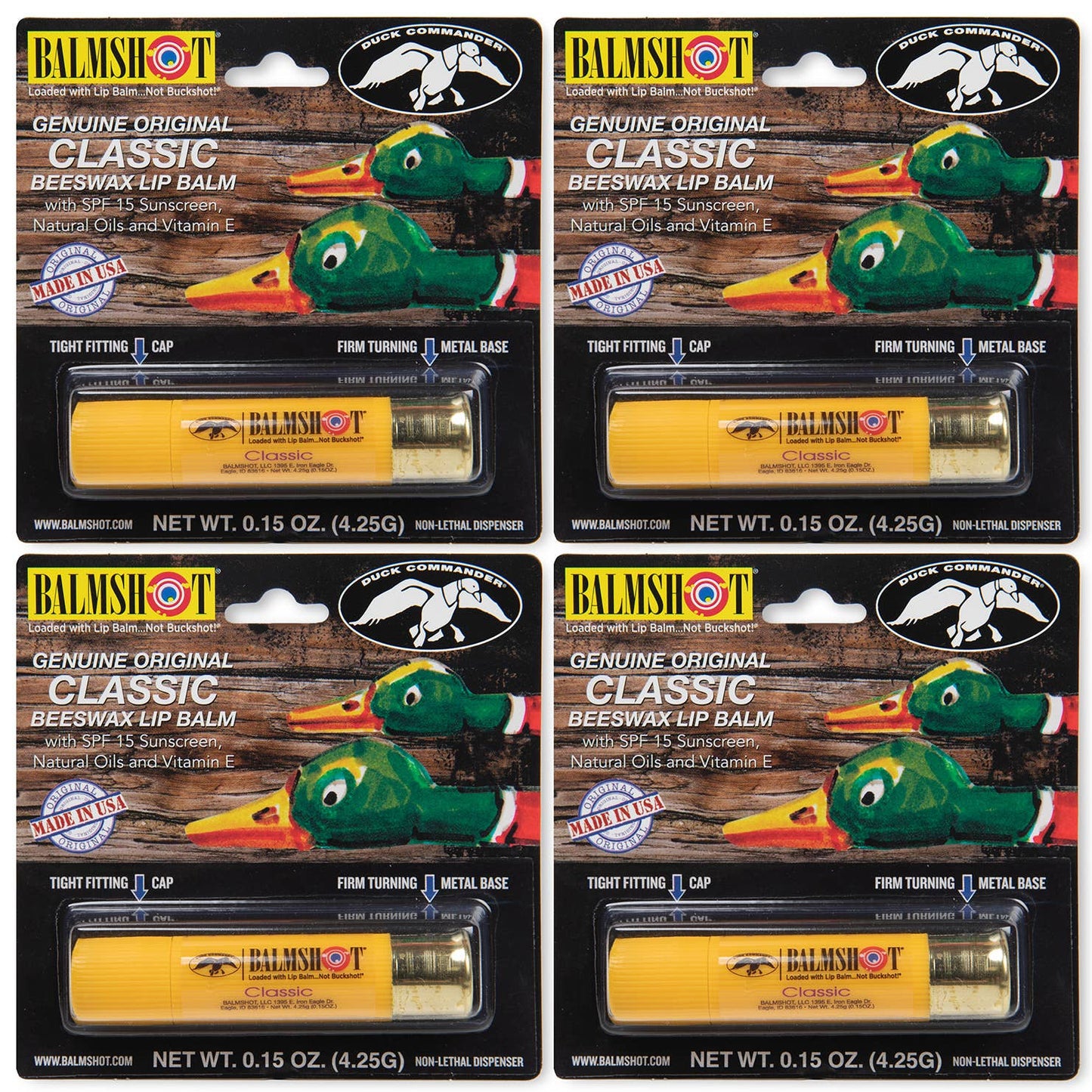 Balmshot & Duck Commander Beeswax SPF Lip Balm