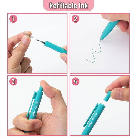 Mr. Pen 12-Pack Fast Dry Retractable Gel Pens