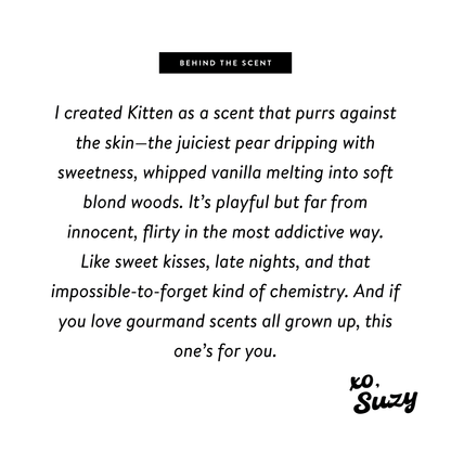 Kitten Perfume - Vanilla Pear Nontoxic Eau De Parfum 1.7oz