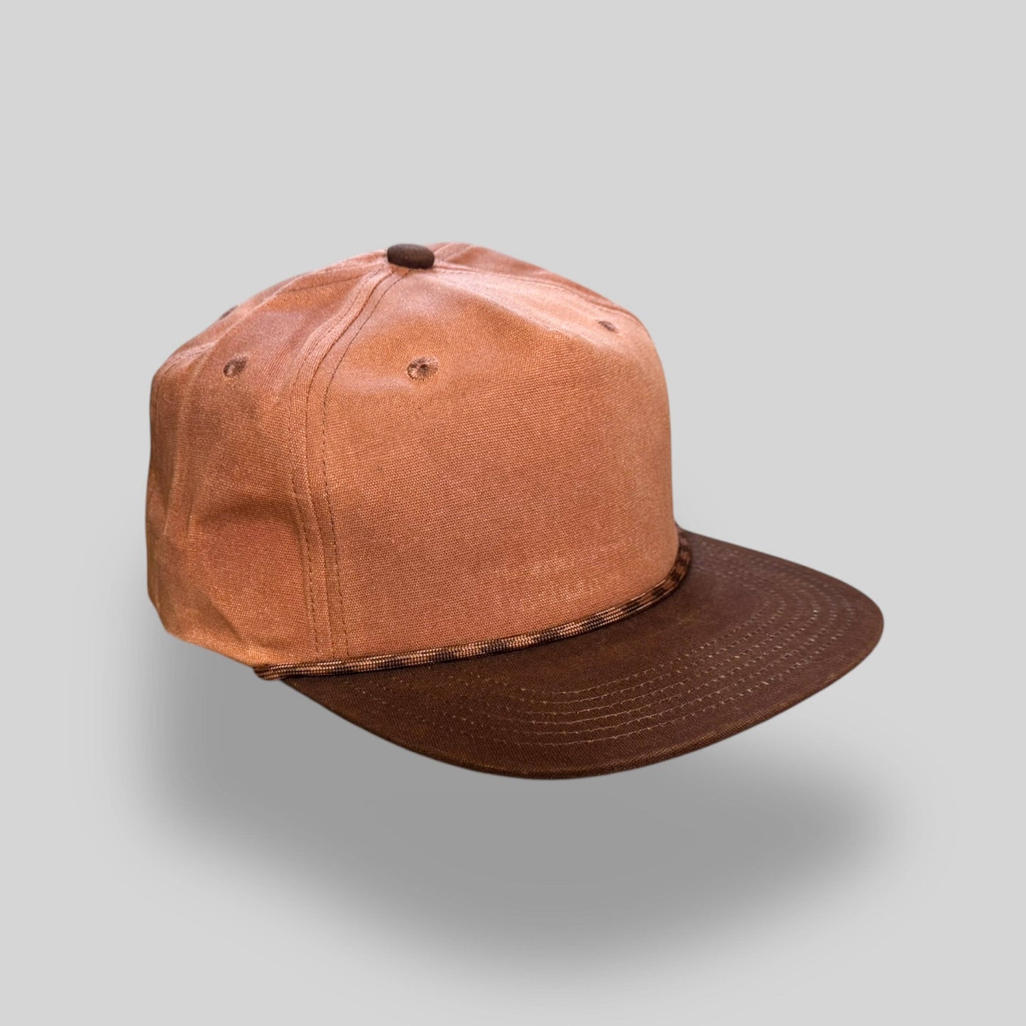 Waxed Canvas Sienna-Brown Bill / Sienna-Brown Rope