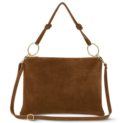 Suede Leather Shoulder Bag 171551