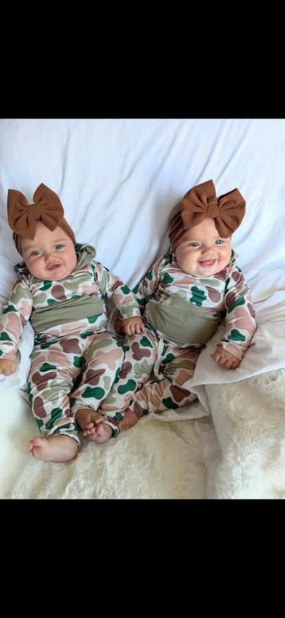 CAMO JOGGERS - GREEN