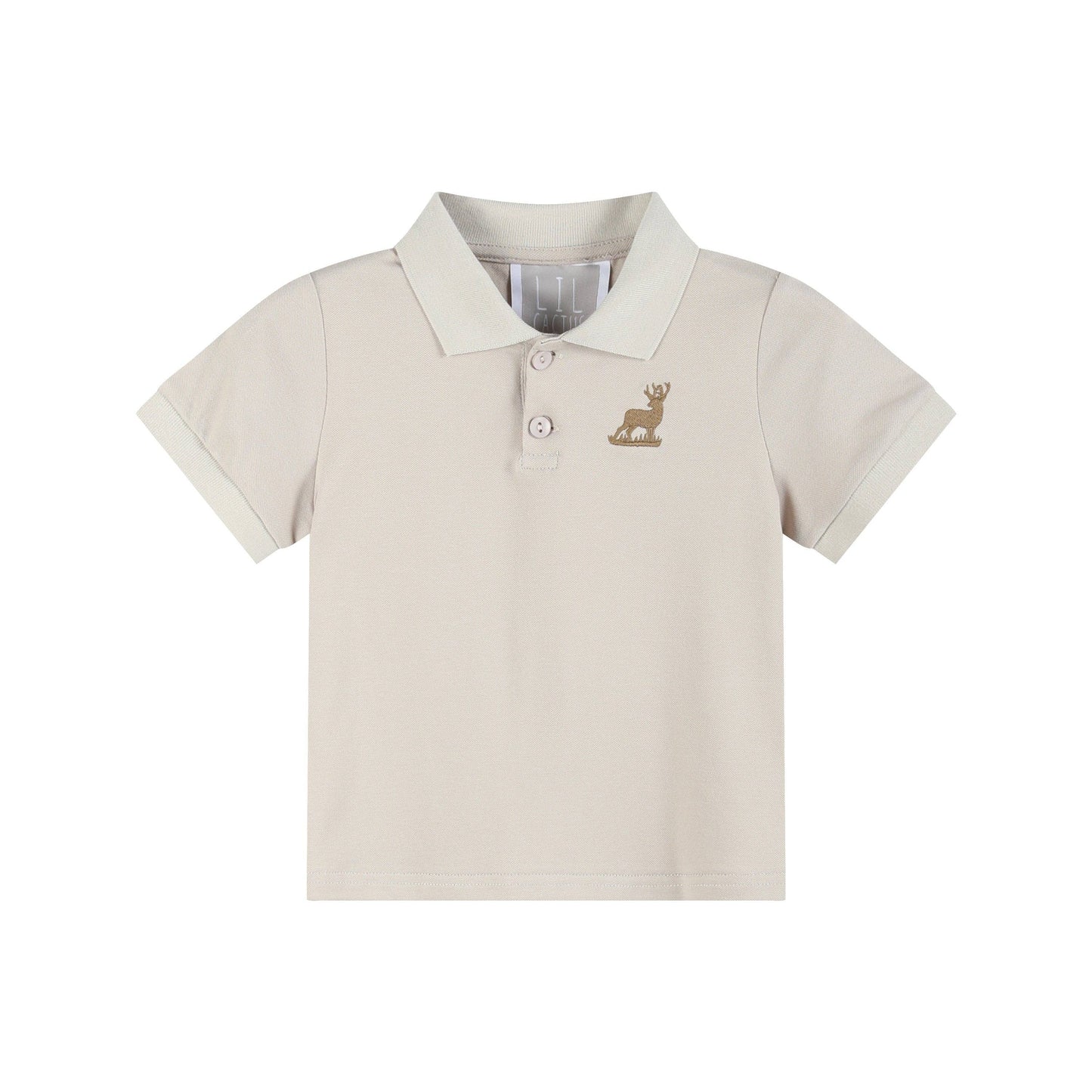 Brown Mule Deer Polo Shirt