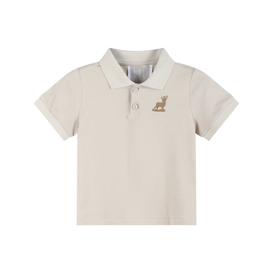 Brown Mule Deer Polo Shirt