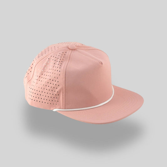 Perforated Nylon Ripstop Rosa Pink / White Rope