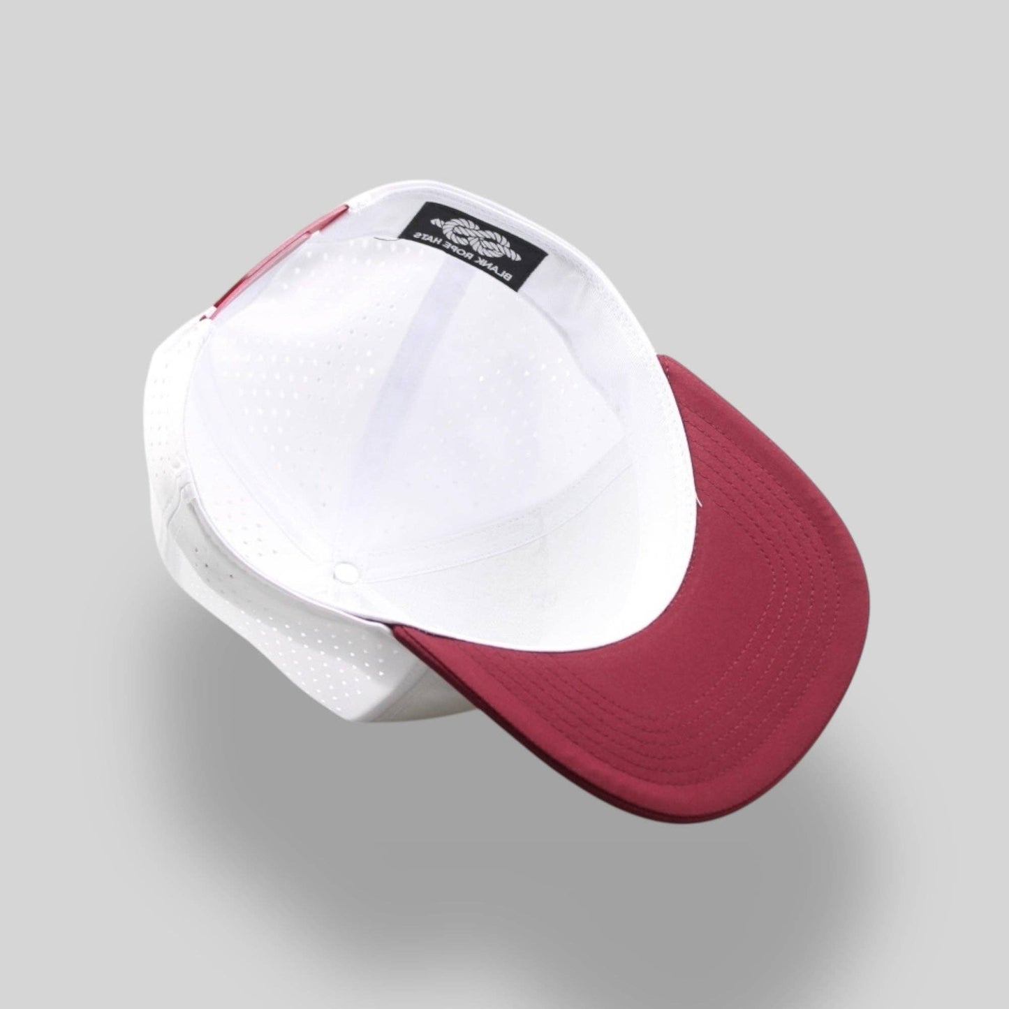 Perforated Structured White-Maroon / White-Maroon Rope